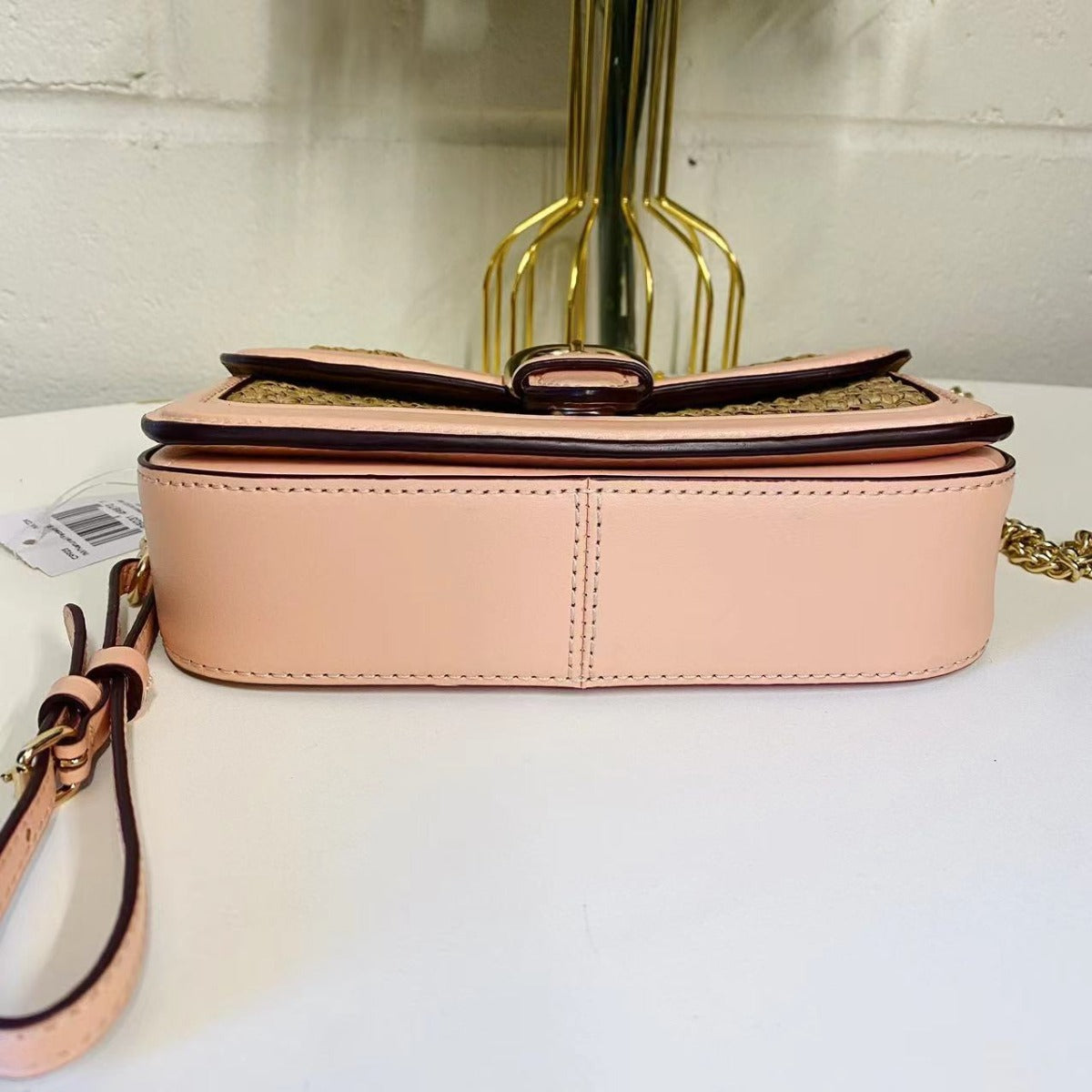 Coach C9925 Kleo Crossbody In Gold/Natural/Faded Blush Coach C9925 Kleo Crossbody In Gold/Natural/Faded Blush
